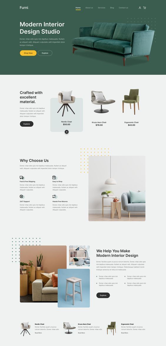 Free Download Furni for furniture ecommerce…